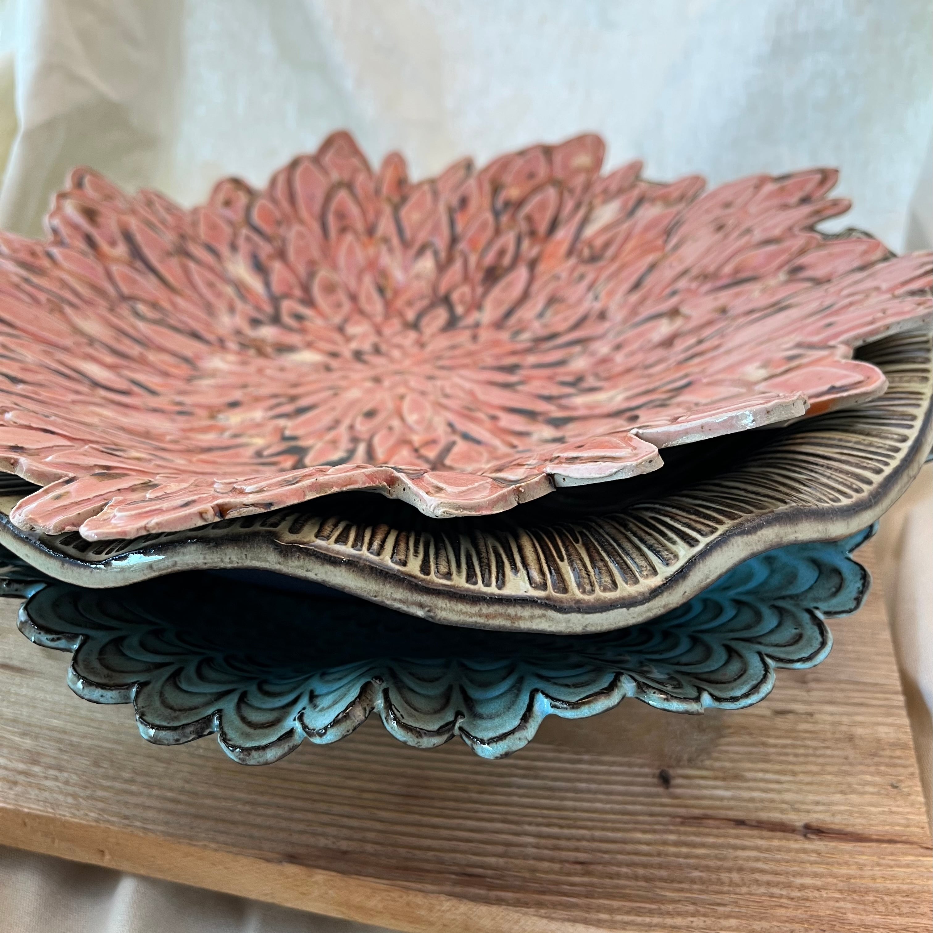 Een grote gestructureerde schaal maken