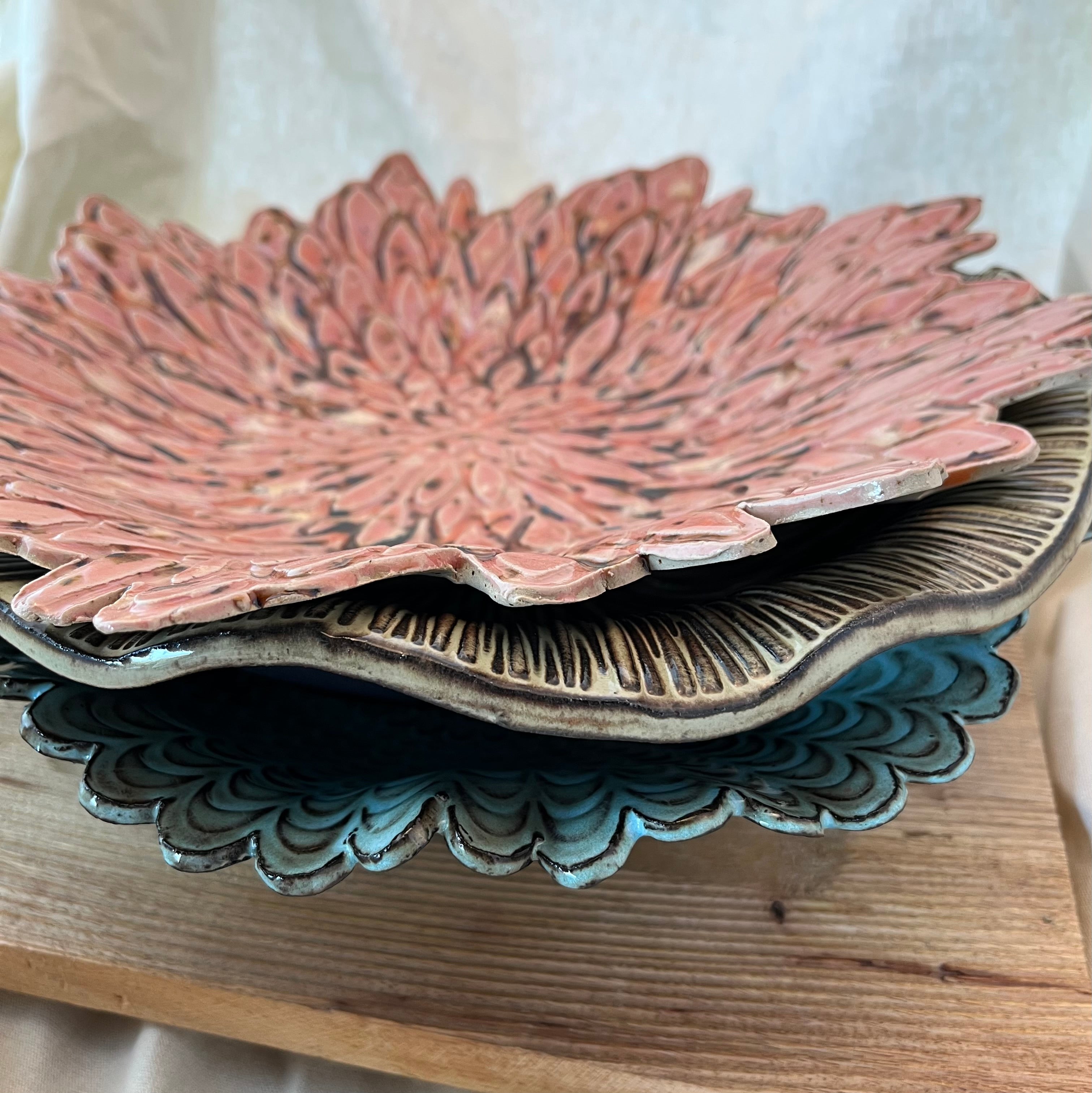 Making a large textured platter