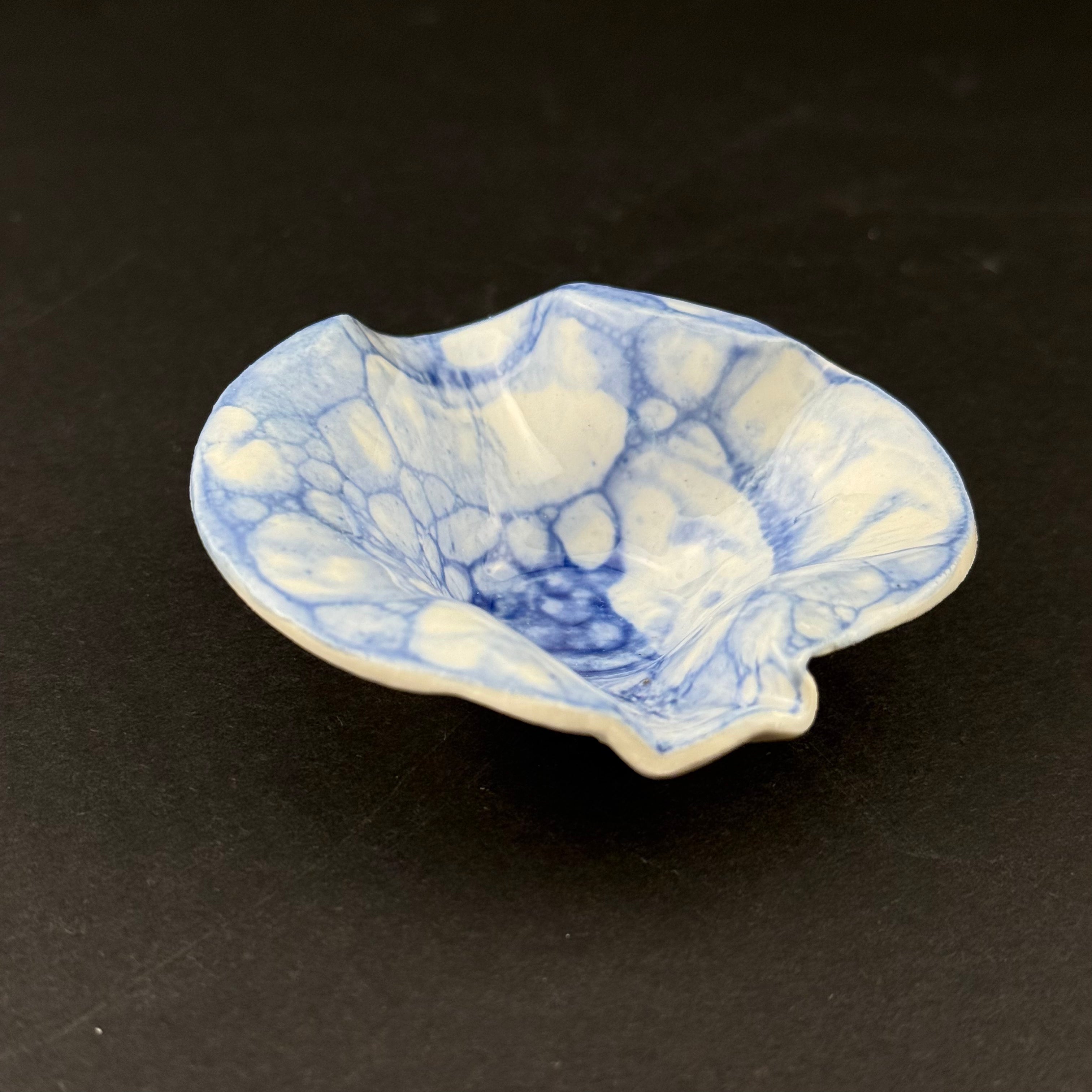 Porcelain Bubble glaze snackplate inserts