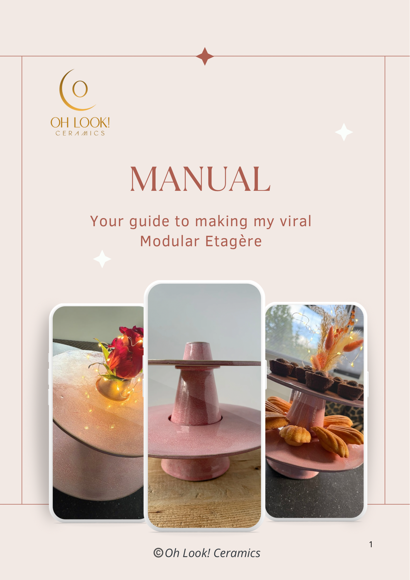 Manual for building Modular Etagere